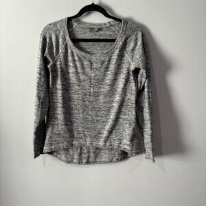 Athleta Grey Long Sleeve High Low Shirt Size XS